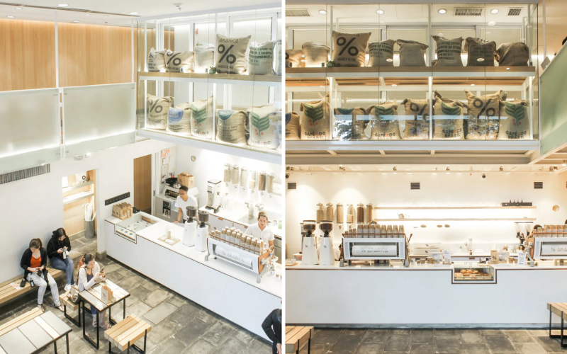 % arabica chi nhánh tại Phillipines